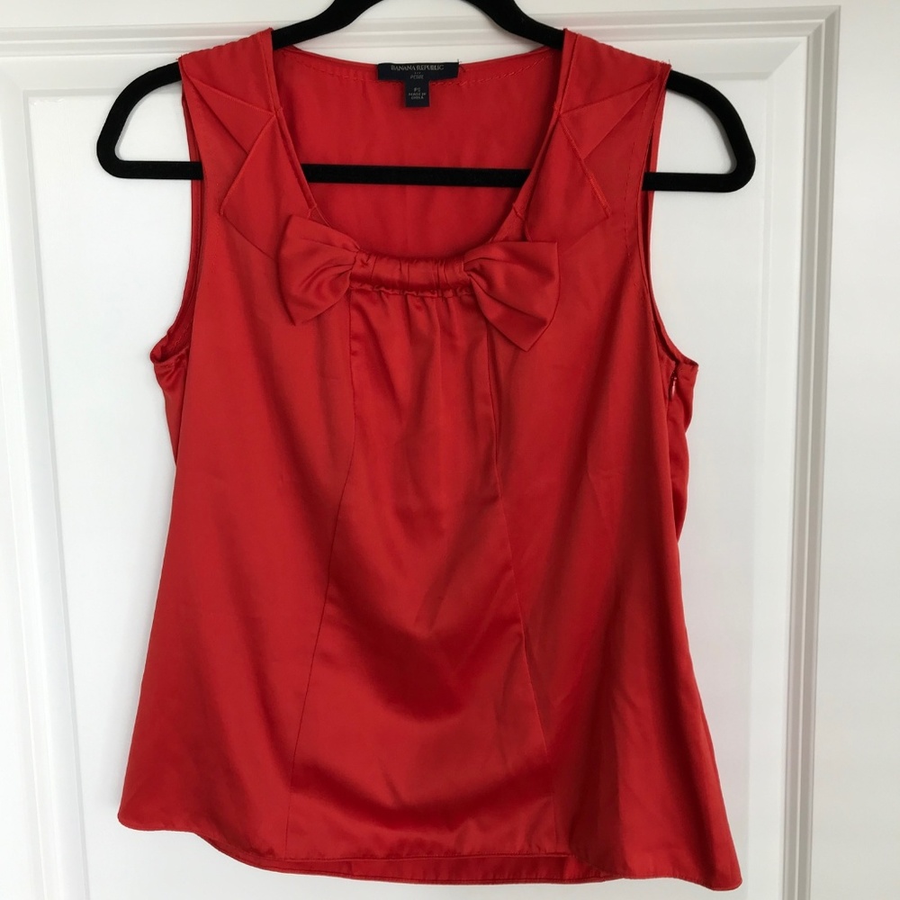 Gorgeous Orange Banana Republic Work Top